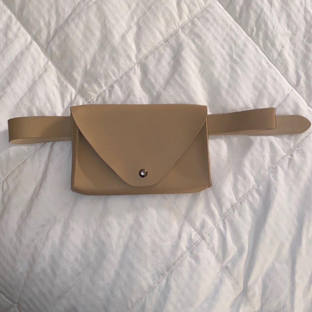 Tan Leather Belt Bag